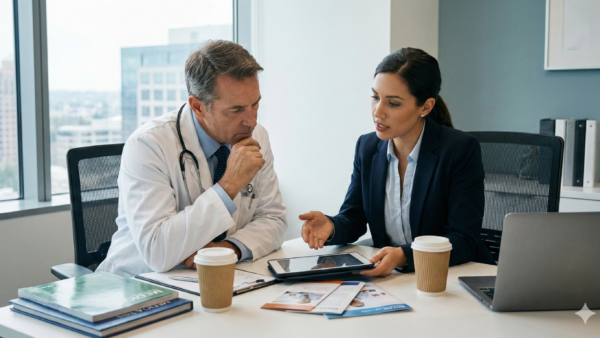 ローテーターの最終発表の紹介　吉積先生　営業経験から考える医療面談